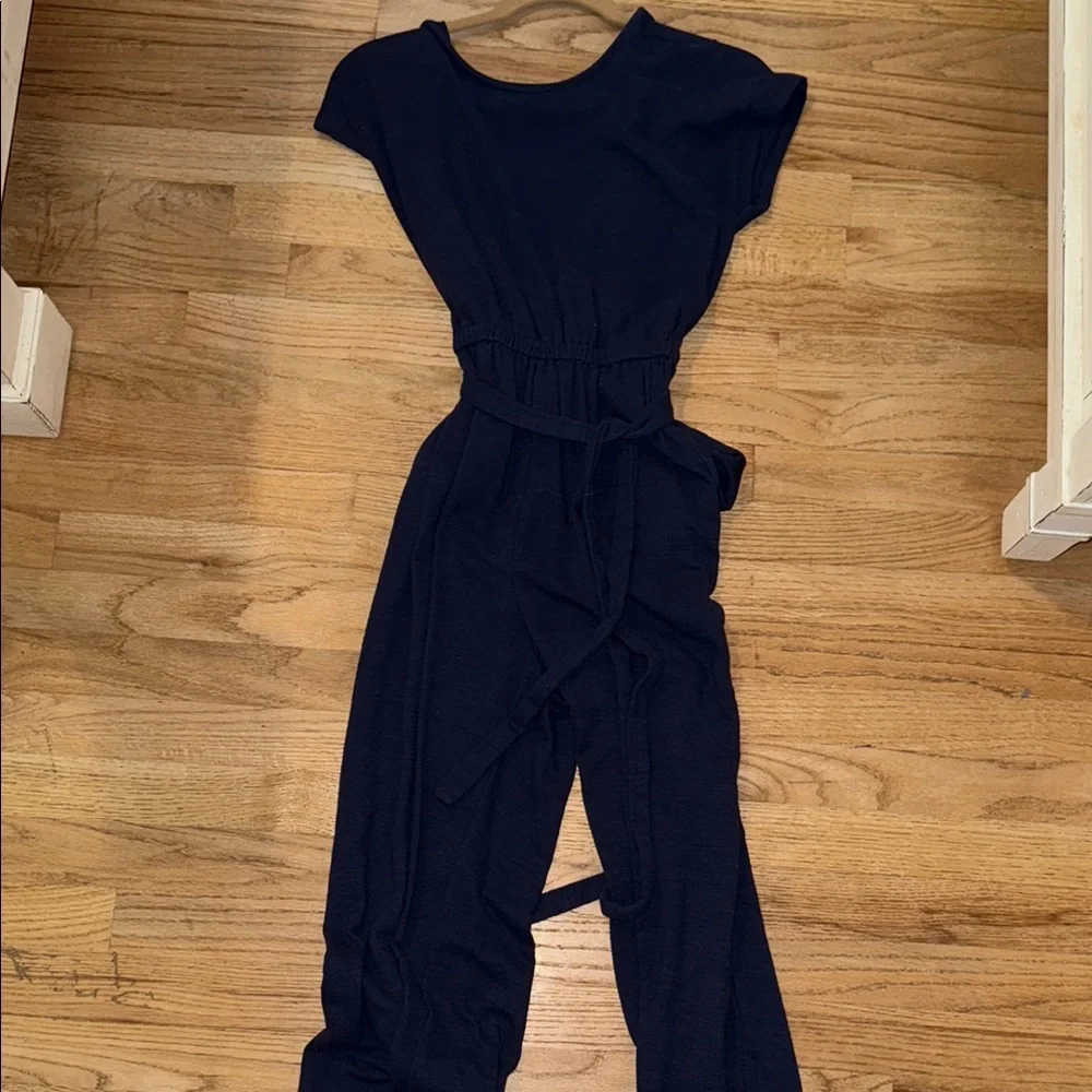 Old navy blue jumpsuit size small - Picture 1 of 6